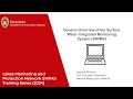 General Overview Of The Surface Water Integrated Monitoring System SWIMS 