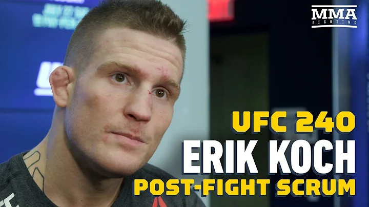 UFC 240: Erik Koch Explains Why 'Weight Cutting Is...