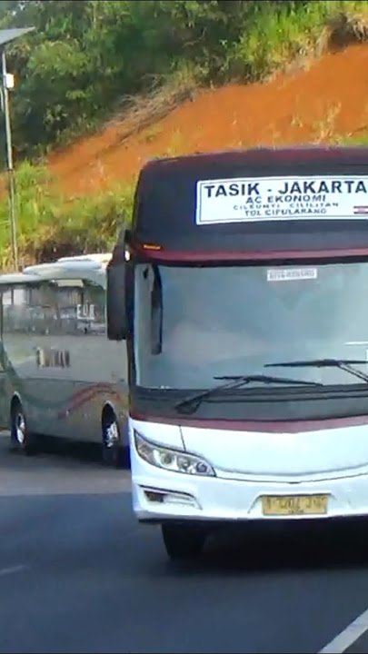 Nonton balapan !! kejar kejaran bus budiman vs primajasa