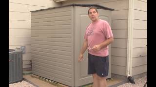 Hinge Modification for Rubbermaid Large Storage Shed