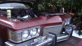 1973 Buick Riviera water pump thermostat and radiator
