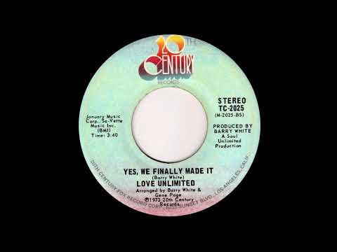 Love Unlimited - Yes, We Finally Made It (1973) Soul Instrumental
