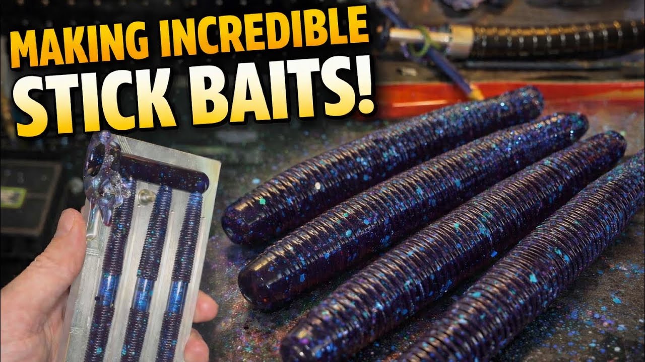 How to Make Your Own Soft Plastic Stick Baits at Home!