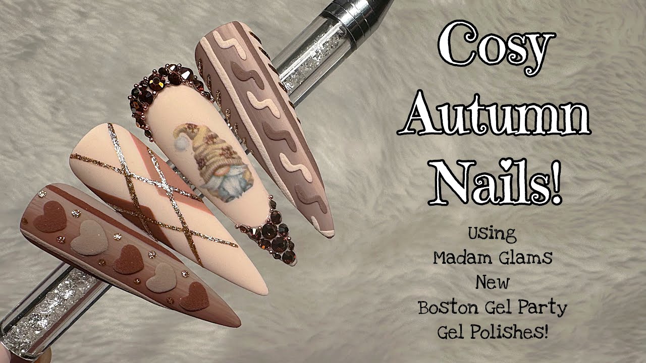 Nude Nails! | Madam Glam Boston Gel Party Collection | Nail Sugar