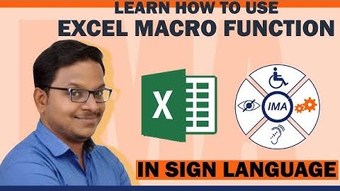 How to create Macros in Excel | Automate Excel | Sign Language | Inclusive Mentoring Academy