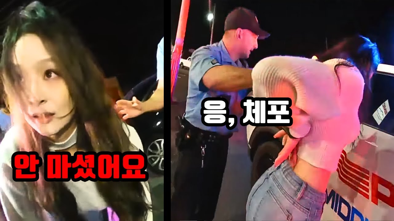 음주운전하다 체포된 중국인 미녀... 그녀의 최후는?