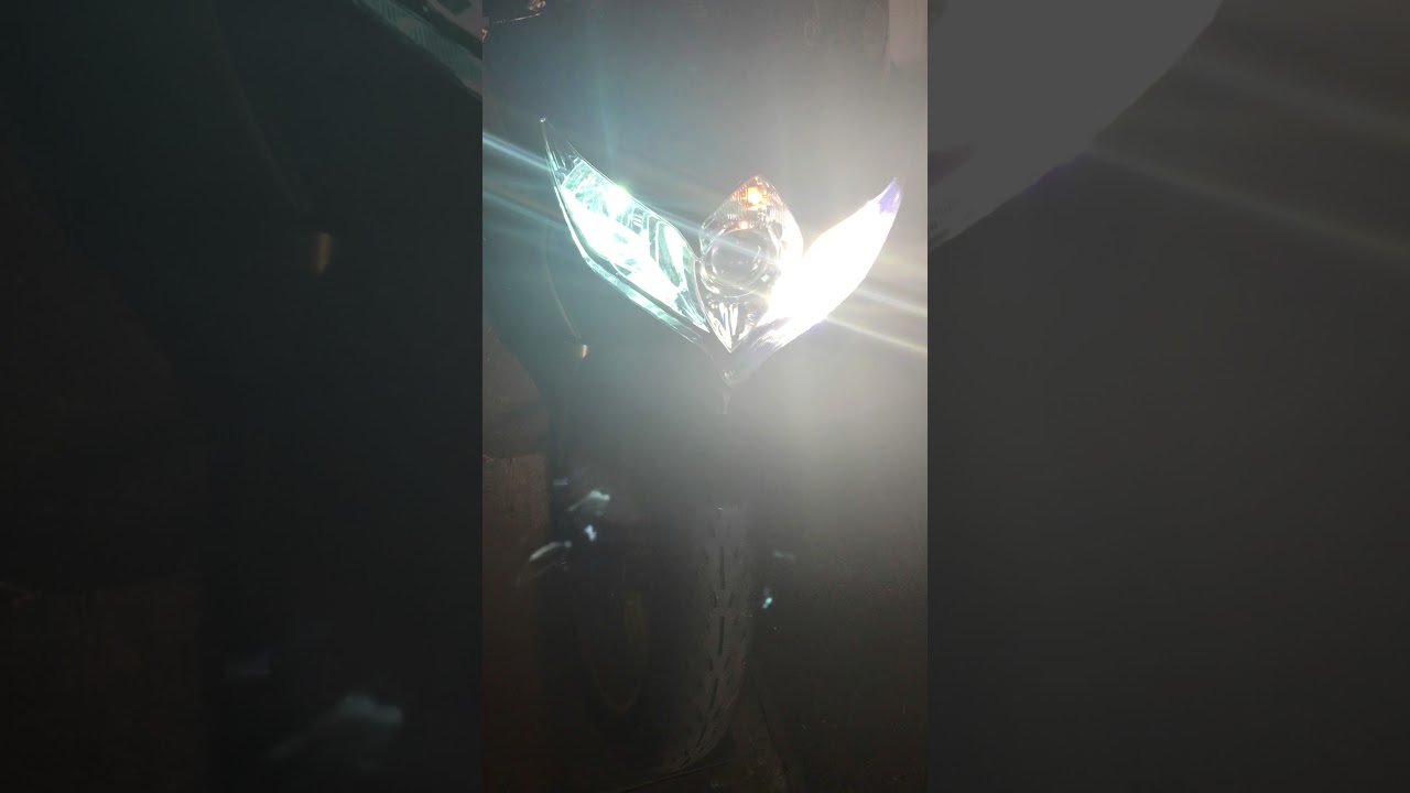 Motorcycle Led vs hid comparison YouTube