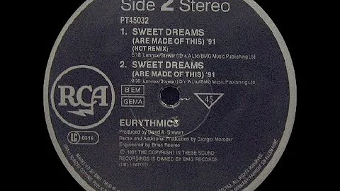 🟣 Eurythmics - Sweet Dreams (Are Made Of This) '91 (Hot Remix) 125 BPM *1991*