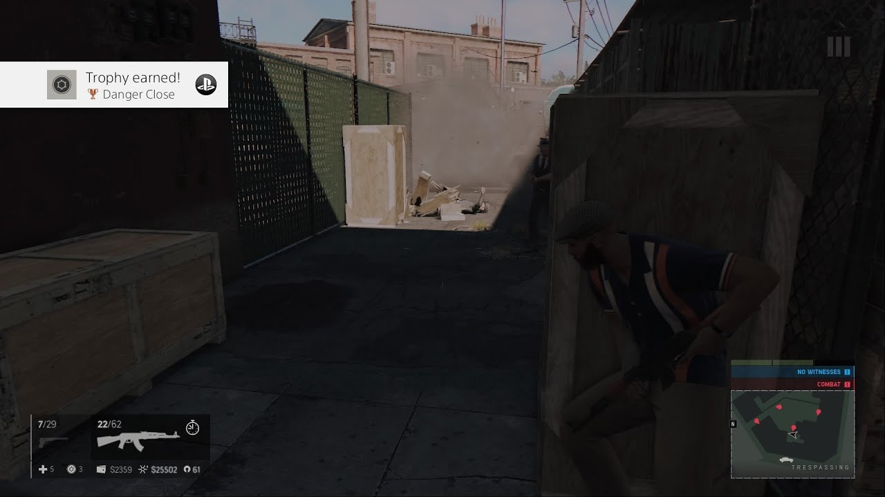 Mafia Iii Danger Close Non Glitch Trophy Youtube