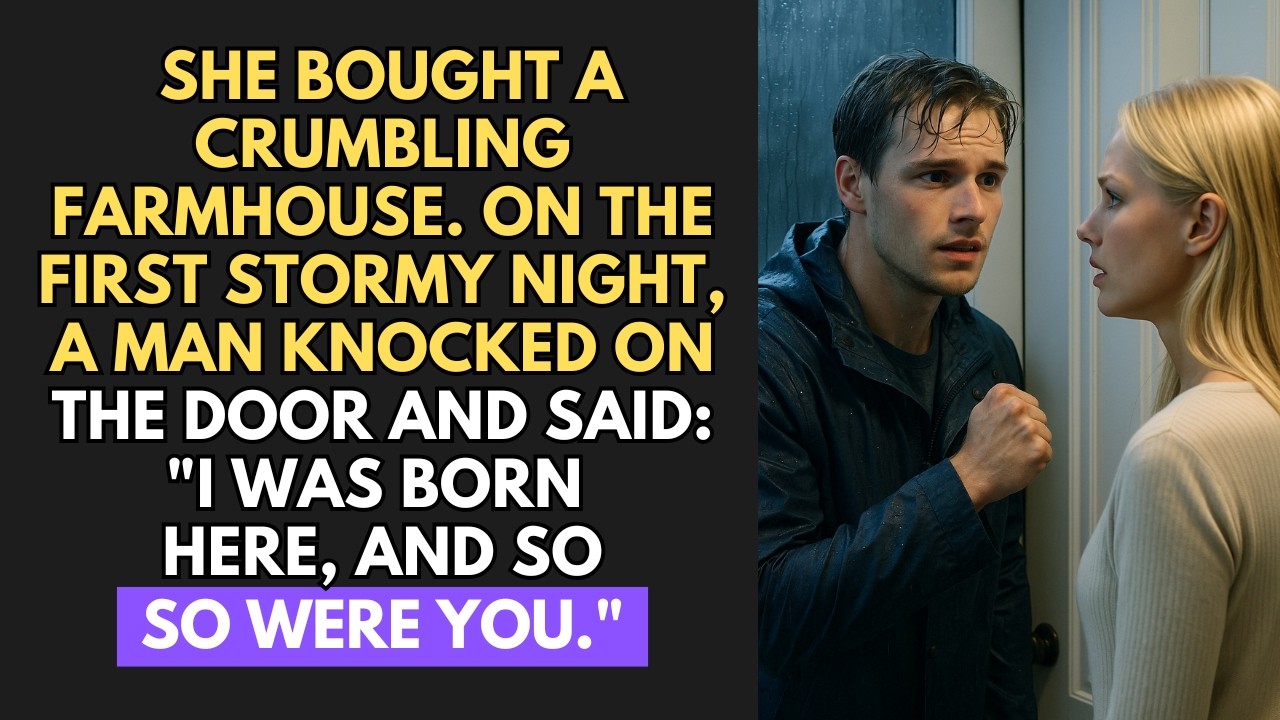 She Bought A Crumbling Farmhouse. On The First Stormy Night, A Man Knocked On The Door And Said...