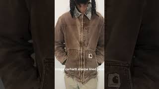 Vintage Carhartt Jacket Fit Guide Vintage Detroit Jacket Vintage Lined Jacket Vintage Hooded Jacket