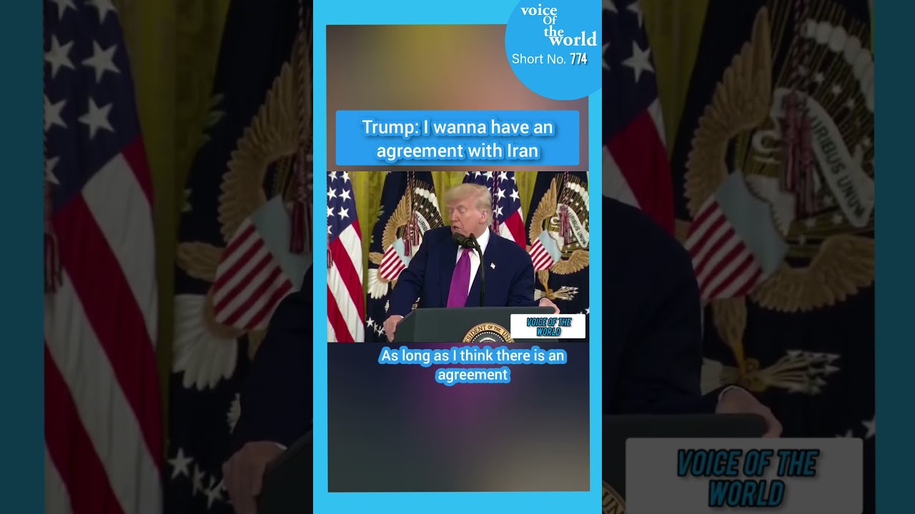 Trump: I wanna have an agreement with Iran 