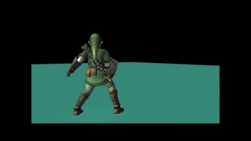 Animation Practice | Link Dodge and Attack