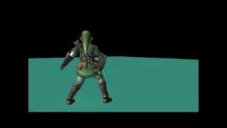Animation Practice | Link Dodge and Attack