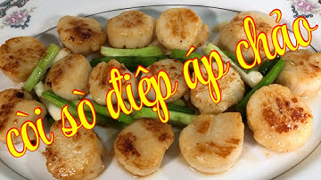 🇺🇲Cách làm- CÒI SÒ ĐIỆP ÁP CHẢO THƠM NGON ĐÚNG ĐIỆU - SCALLOPS scallops @CALI MON NGON DAN DA .