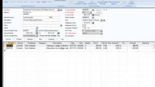AlertPSA - Generate Customer Invoice - Time and Material