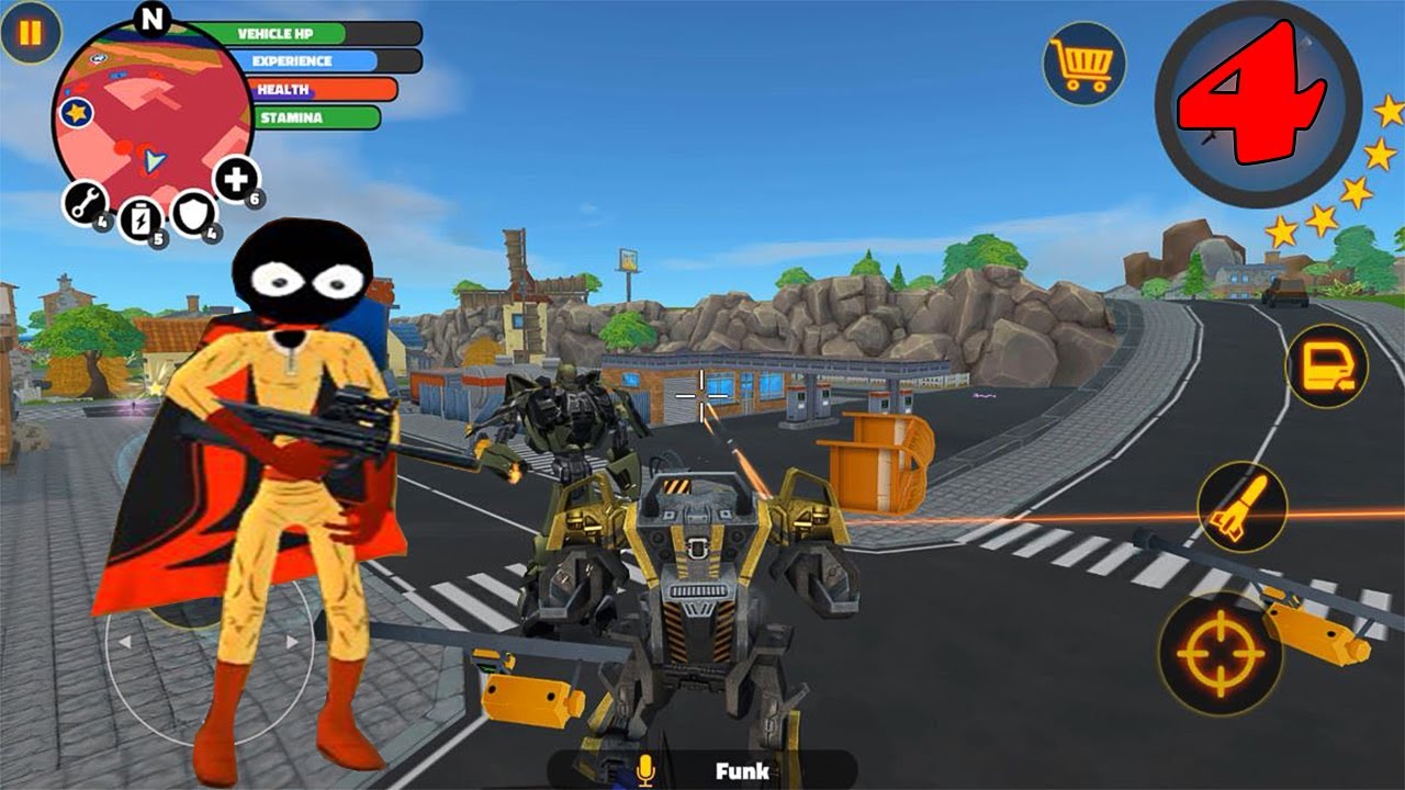 Stickman Superhero - Android/IOS Gameplay Part 4