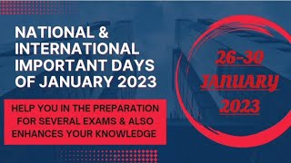 Republic Day 2023 Important days of January 26-30 General Knowledge Online Education