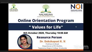 Day-1 - Online Orientation Program: