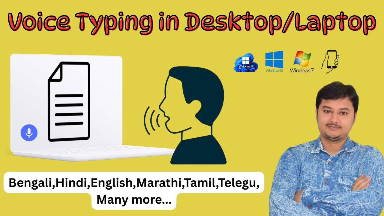 Voice typing google for PC or Laptop - Speech to text for PC & Laptop - google voice typing for pc