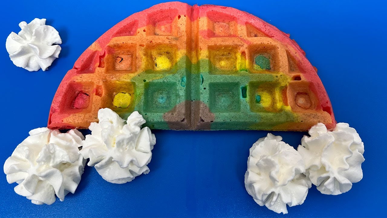 Rainbow Waffle - YouTube