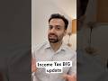 Income Tax Big Update from 1st April #incometax #finance