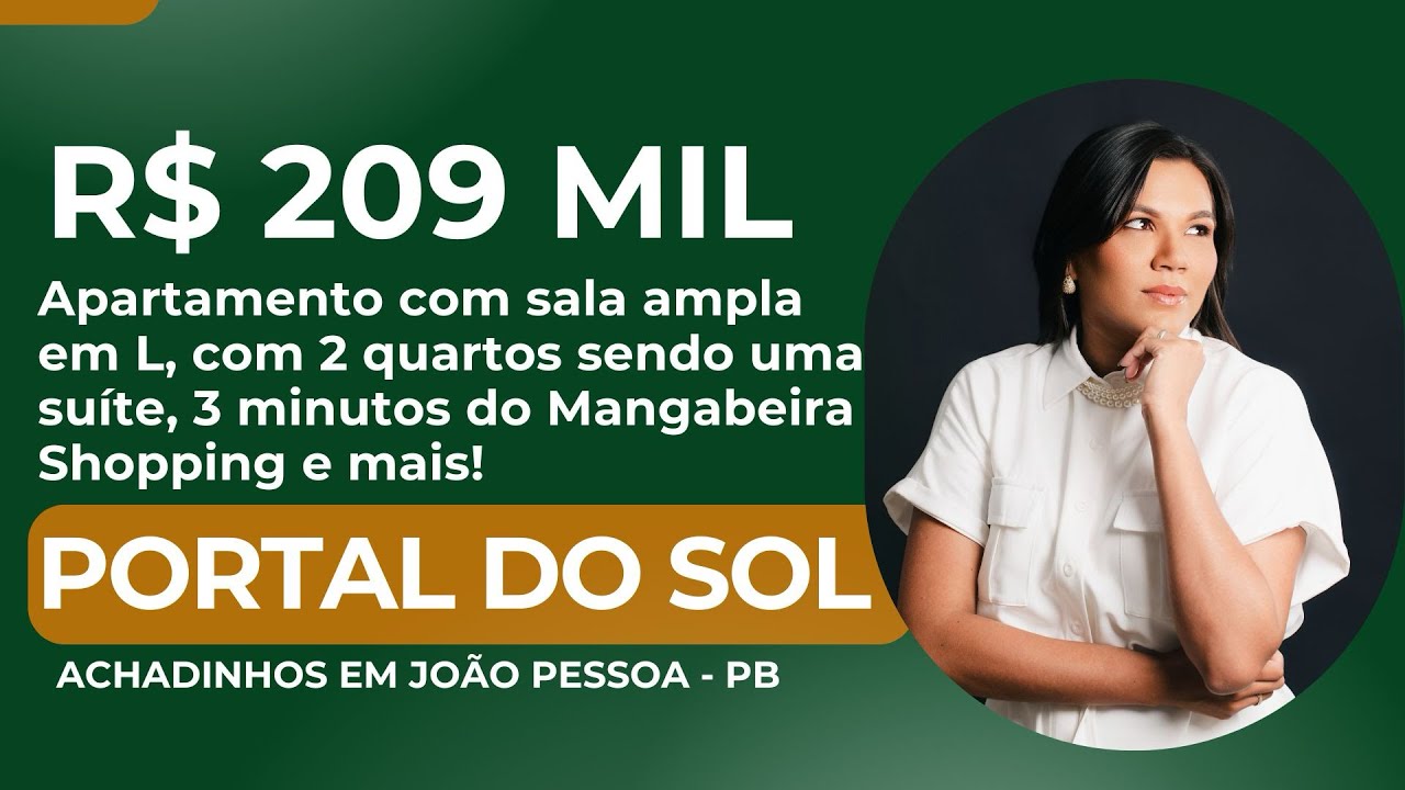 209 000 реалов. Продается квартира в Портал-ду-Сол, Жуан-Пессоа, PB.