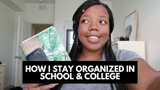 How I Stay Organized In School | Renae’s Corner