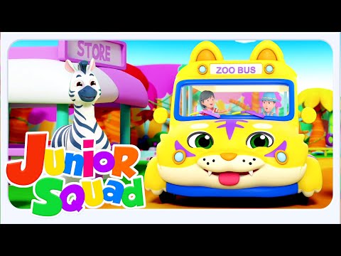 Wheels on The Bus, बस के पहिए घुमे गोल गोल, Animal Zoo Songs and Hindi Rhymes for Kids