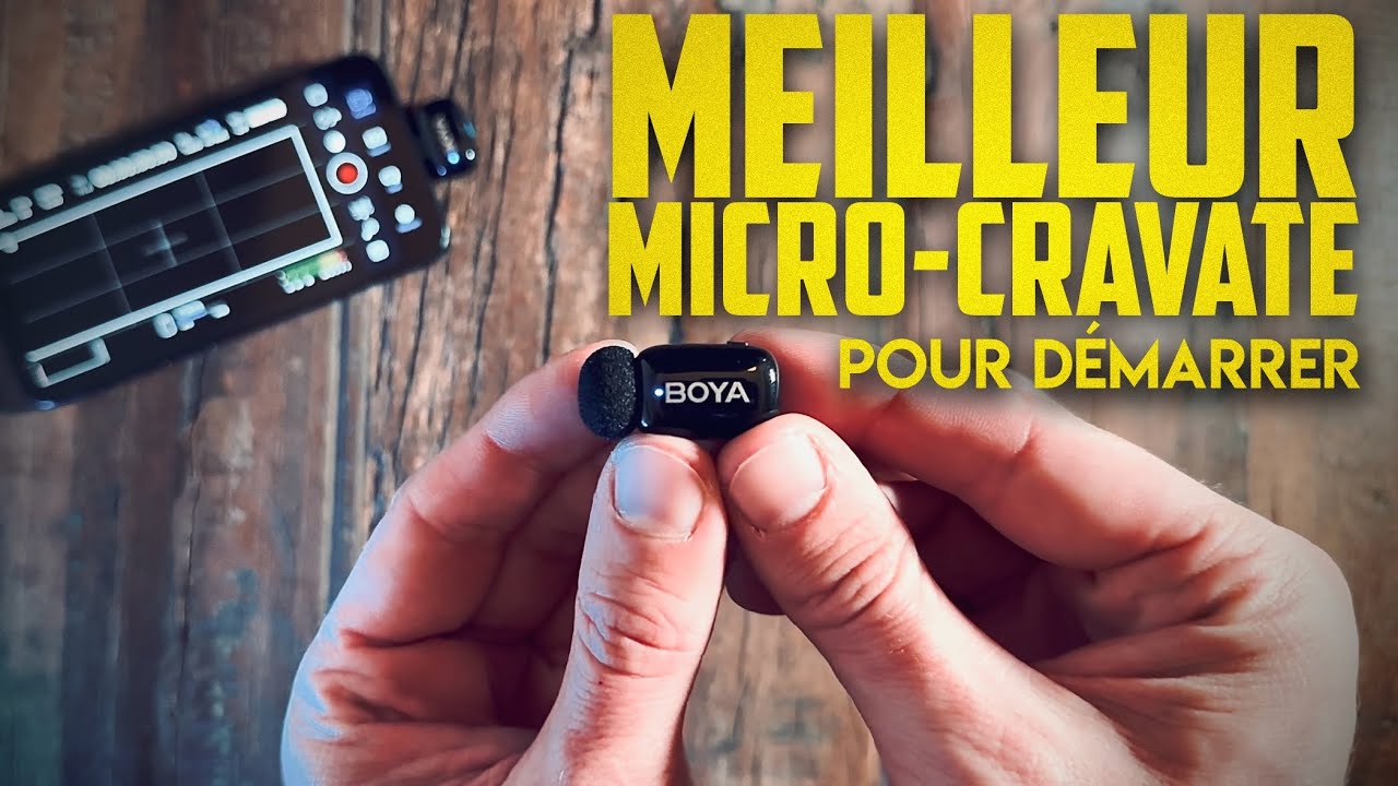 Les meilleurs micros cravates pas cher : BOYA MINI 2