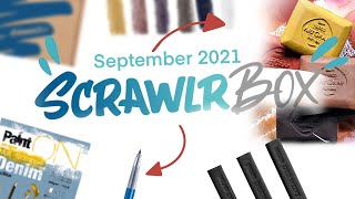I COULDN'T BELIEVE THIS!?! // ScrawlrBox September 2021 UNBOXING! // EmilyArts