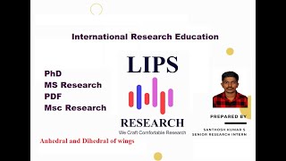 Anhedral and dihedral wings LIPS RESEARCH