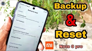 Redmi Note 9 Pro Backup & Restore Guide || Take Full Backup Of All MI Phones