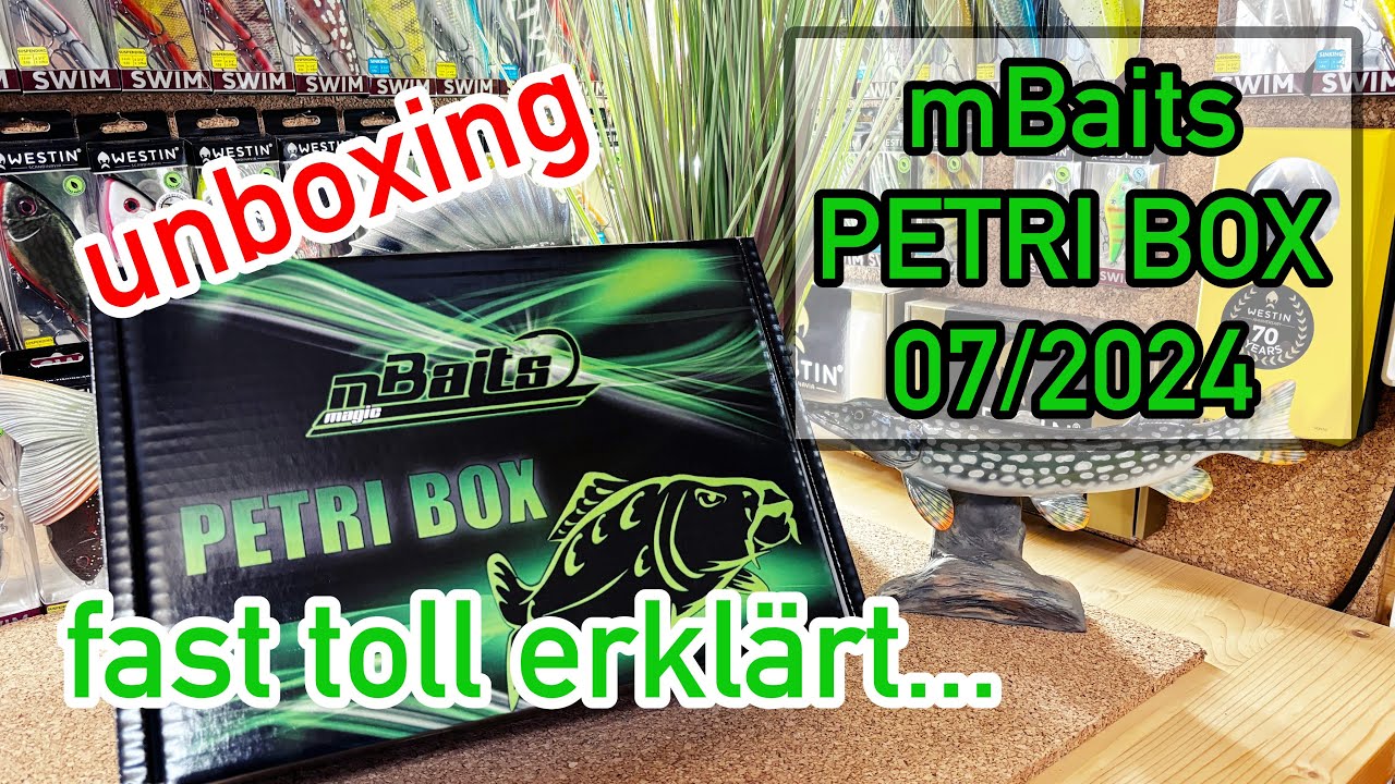 Ich liebe Vanille! 😍 mBaits Petri Box von Angel Berger! Karpfenbox im Unboxing