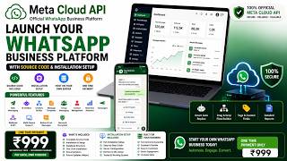 Meta Cloud API WhatsApp Business Platform Source Code + Installation Setup | AI Chatbot Builder ₹999