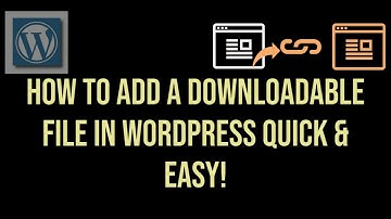 How to Add a Downloadable File in WordPress Quick & Easy! | #WordPress