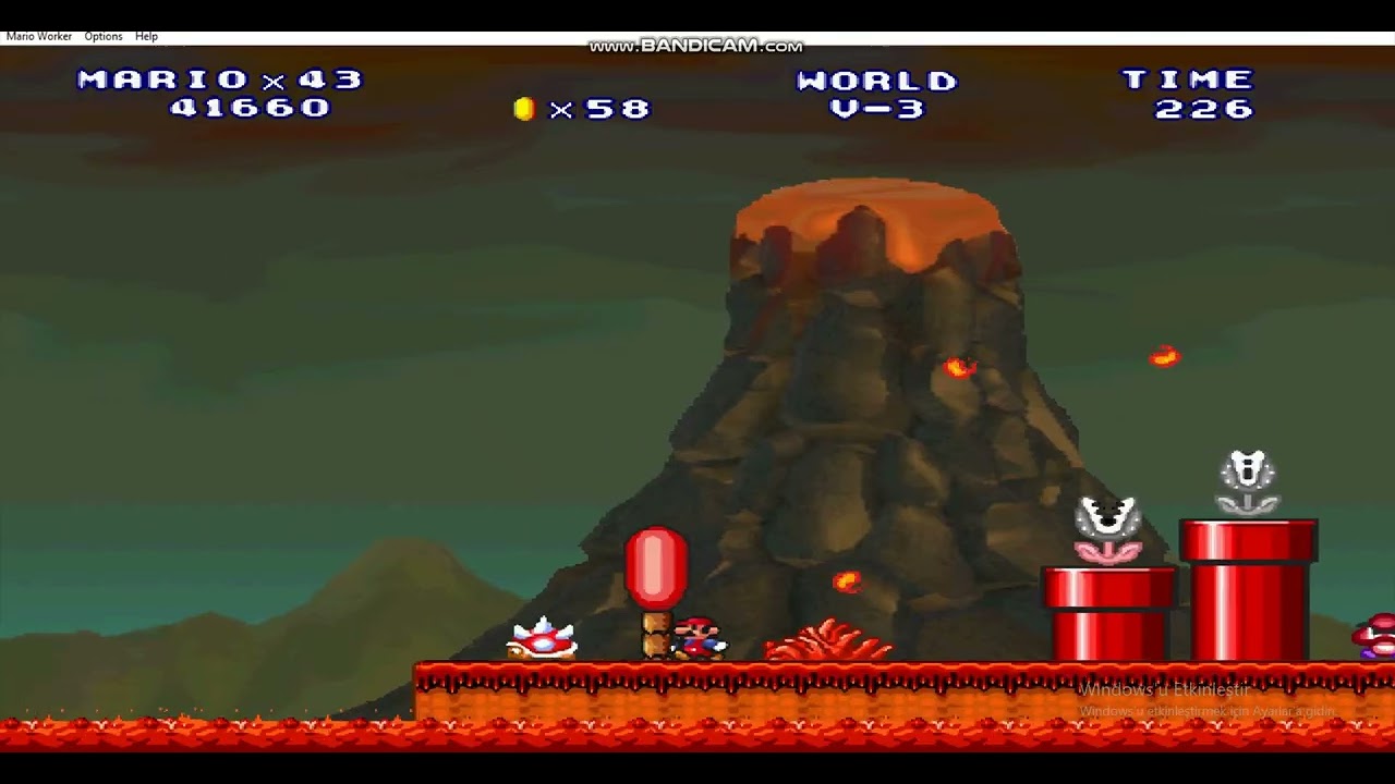 Mario Worker Elite Letter Worlds World V