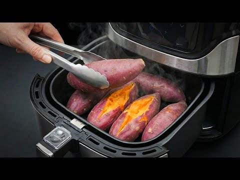Roasted Sweet Potatoes In An Air Fryer