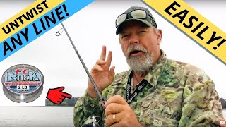 HOW-TO: Untwist Any Fishing Line & Avoid Tangles!