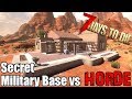 7 Days To Die - Secret Military Bunker vs Blood Moon Horde - Alpha 17