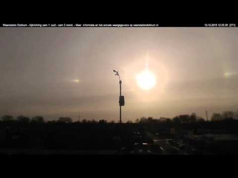 parhelische kring! - Korte timelaps van 12-12-2015