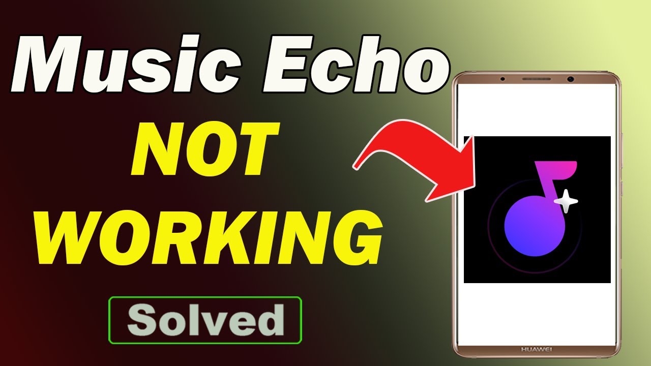 Fix Music Echo App Not Working and Not Open Problem in Android Phone