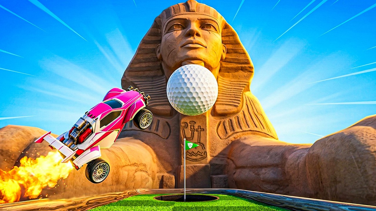 Lethamyr Created Egyptian Minigolf in Rocket League.. - YouTube
