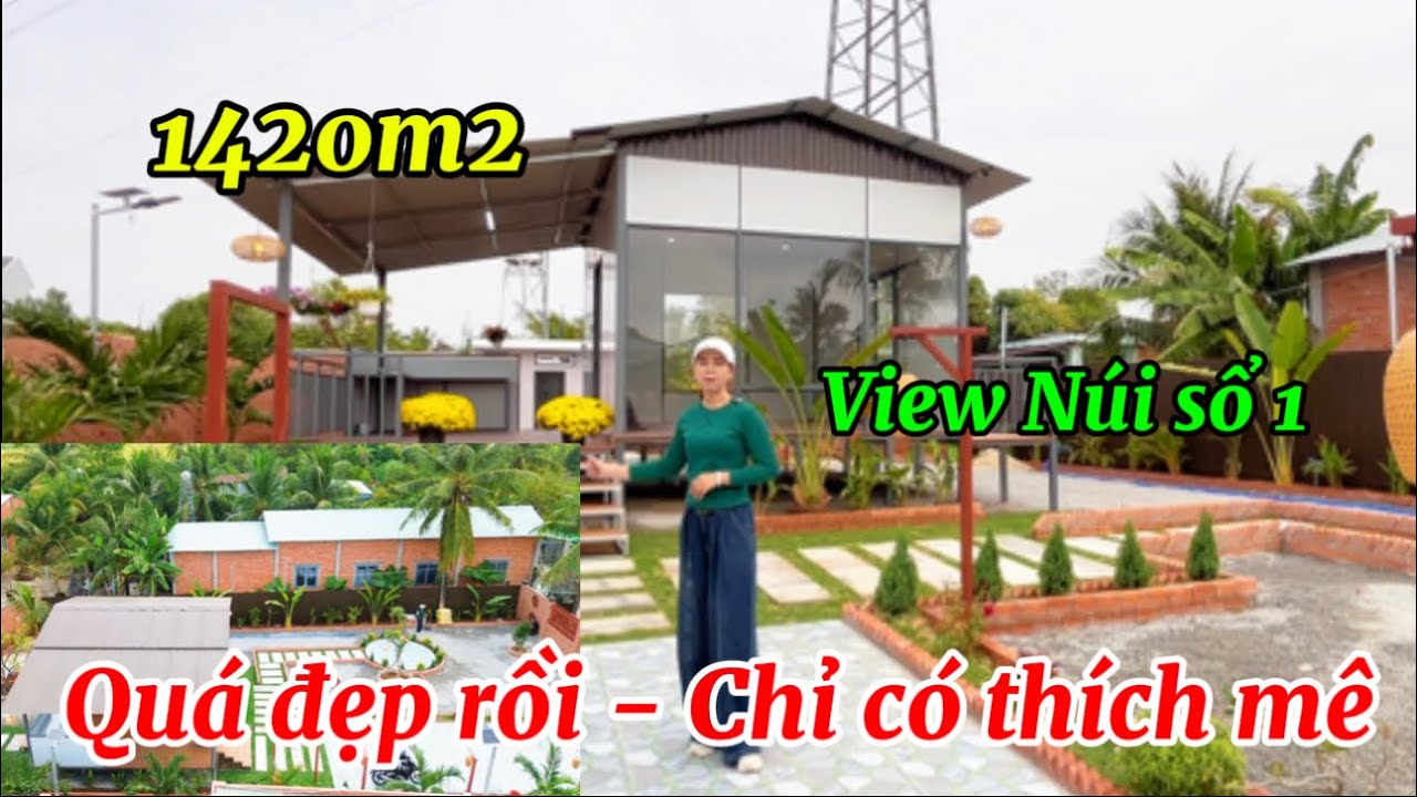 Chưa tới 2 tỷ , căn nhà thứ hai nới chữa lành lý tưởng view đẹp, 1420m2 ngay trung tâm Tây Ninh(033)