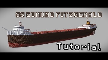 Minecraft SS Edmund Fitzgerald Tutorial Part 3