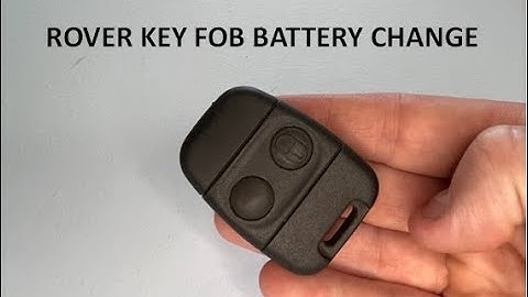 Land Rover Defender, Rover 25 45 200 400 ZS Key Fob Battery Replacement