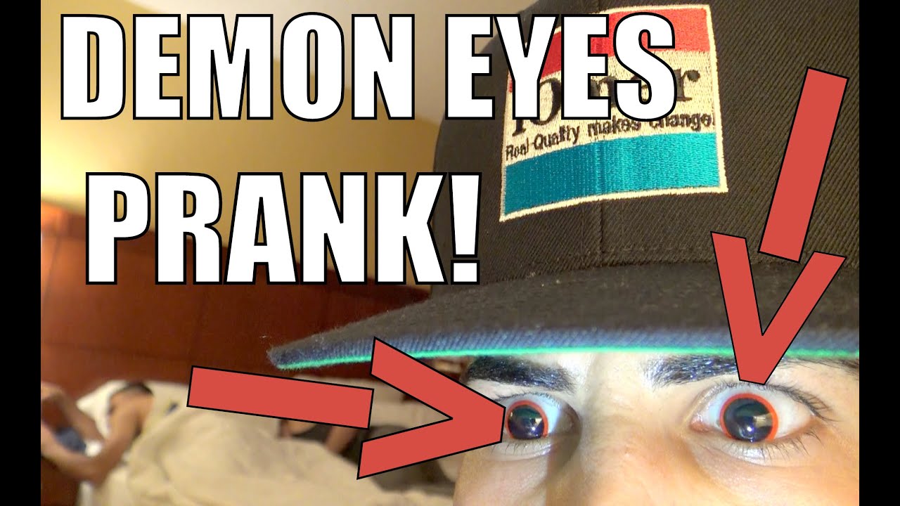 DEMON EYES PRANK! YouTube