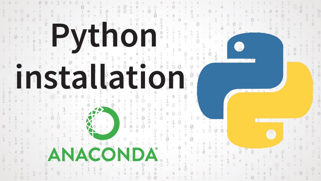 Python installation with anaconda - YouTube