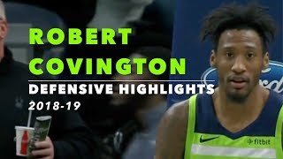 Celebrity Robert Covington Defensive Highlights | 2018-19 Wealth