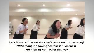 Honor with Manners | Good Manners Song | Kid's Song | Children's Meeting Song